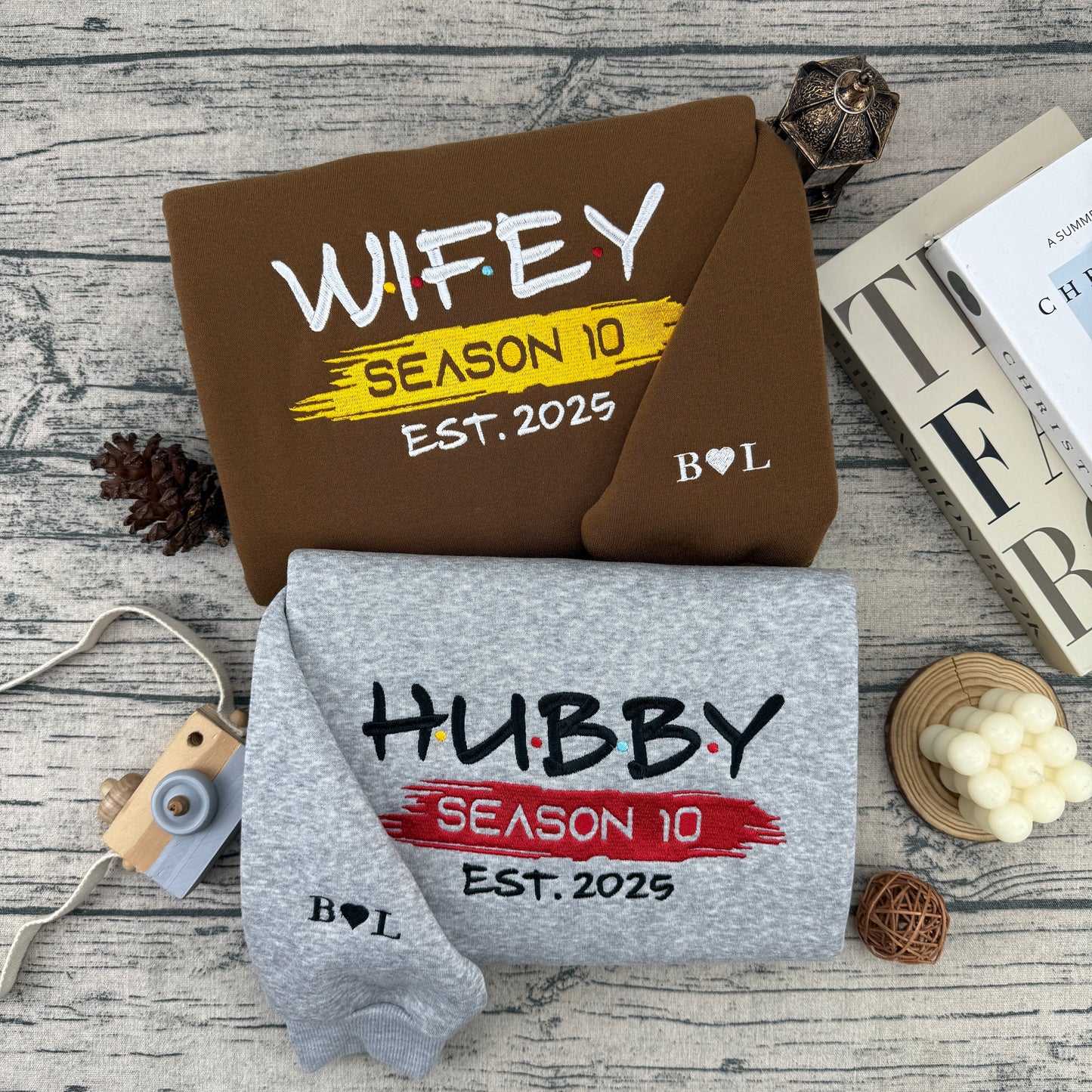 Wifey & Hubby Sweatshirt & Hoodie