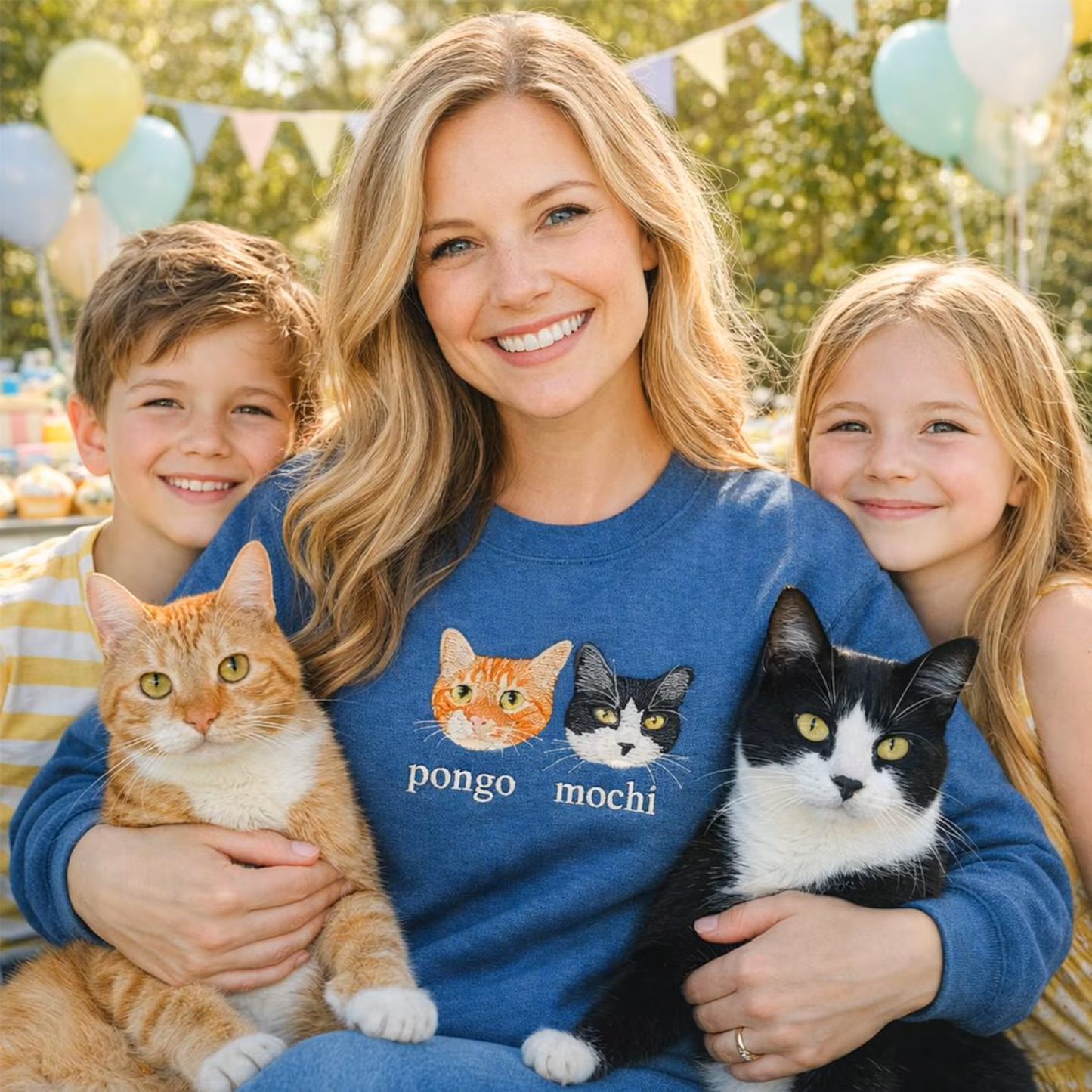 Custom Pet Embroidered T-Shirt