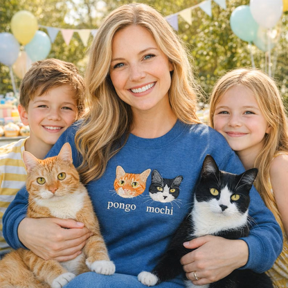 Custom Pet Embroidered T-Shirt