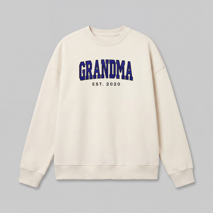 Custom Family Embroidered Sweatshirt