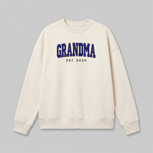 Custom Family Embroidered Sweatshirt