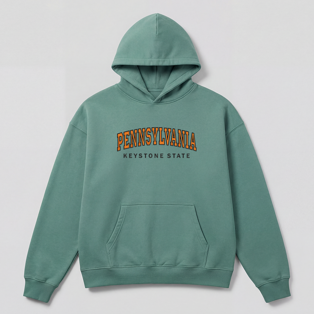 Custom States Embroidered Hoodie