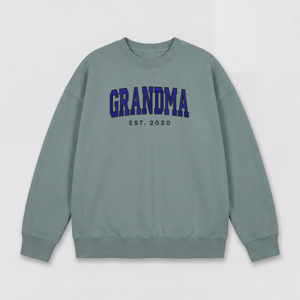 Custom Family Embroidered Sweatshirt
