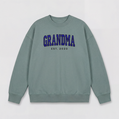 Custom Family Embroidered Sweatshirt