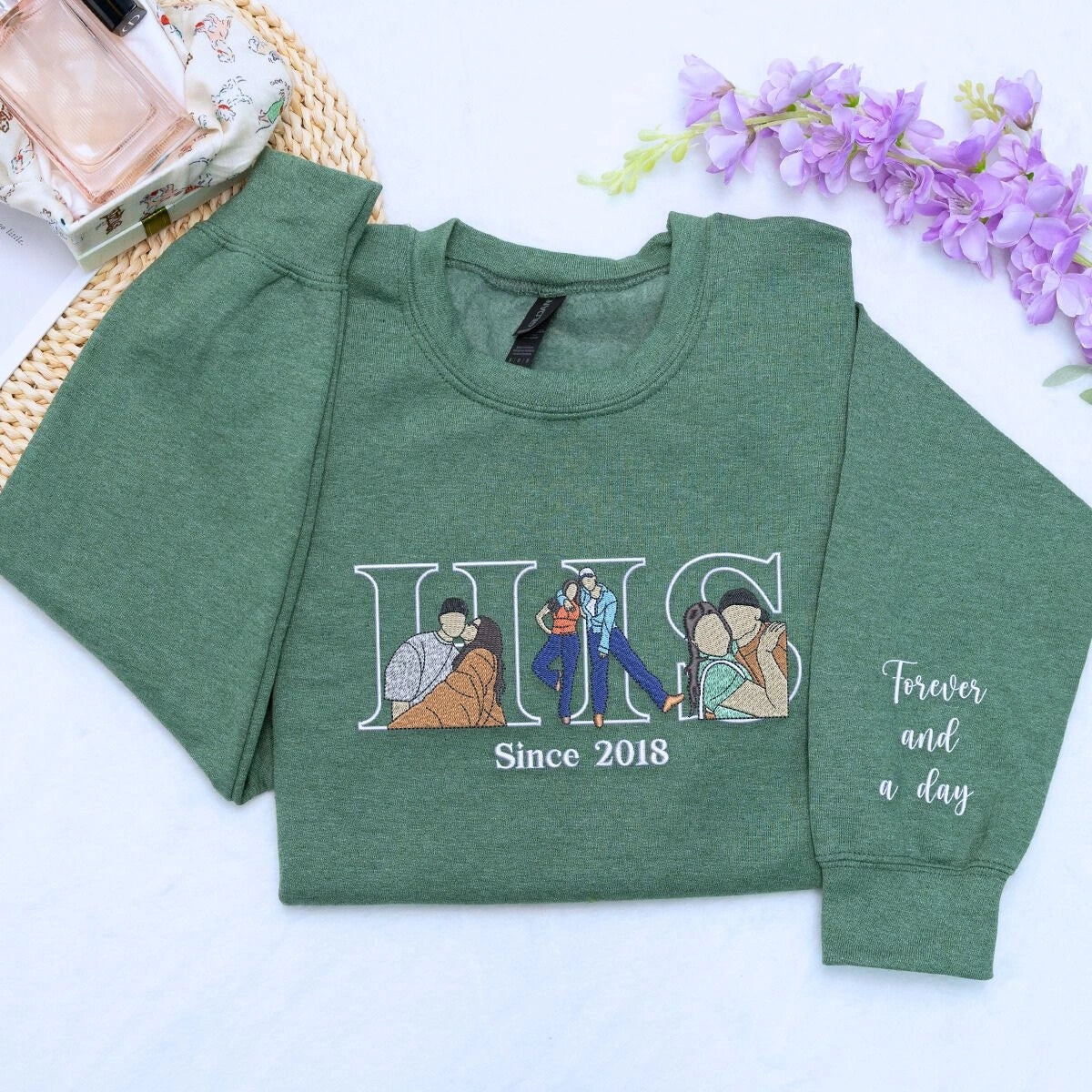 Custom Couple Sweatshirt & Hoodie