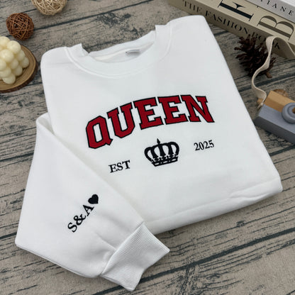 King & Queen Sweatshirt & Hoodie