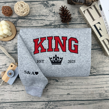 King & Queen Sweatshirt & Hoodie