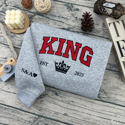 King & Queen Sweatshirt & Hoodie