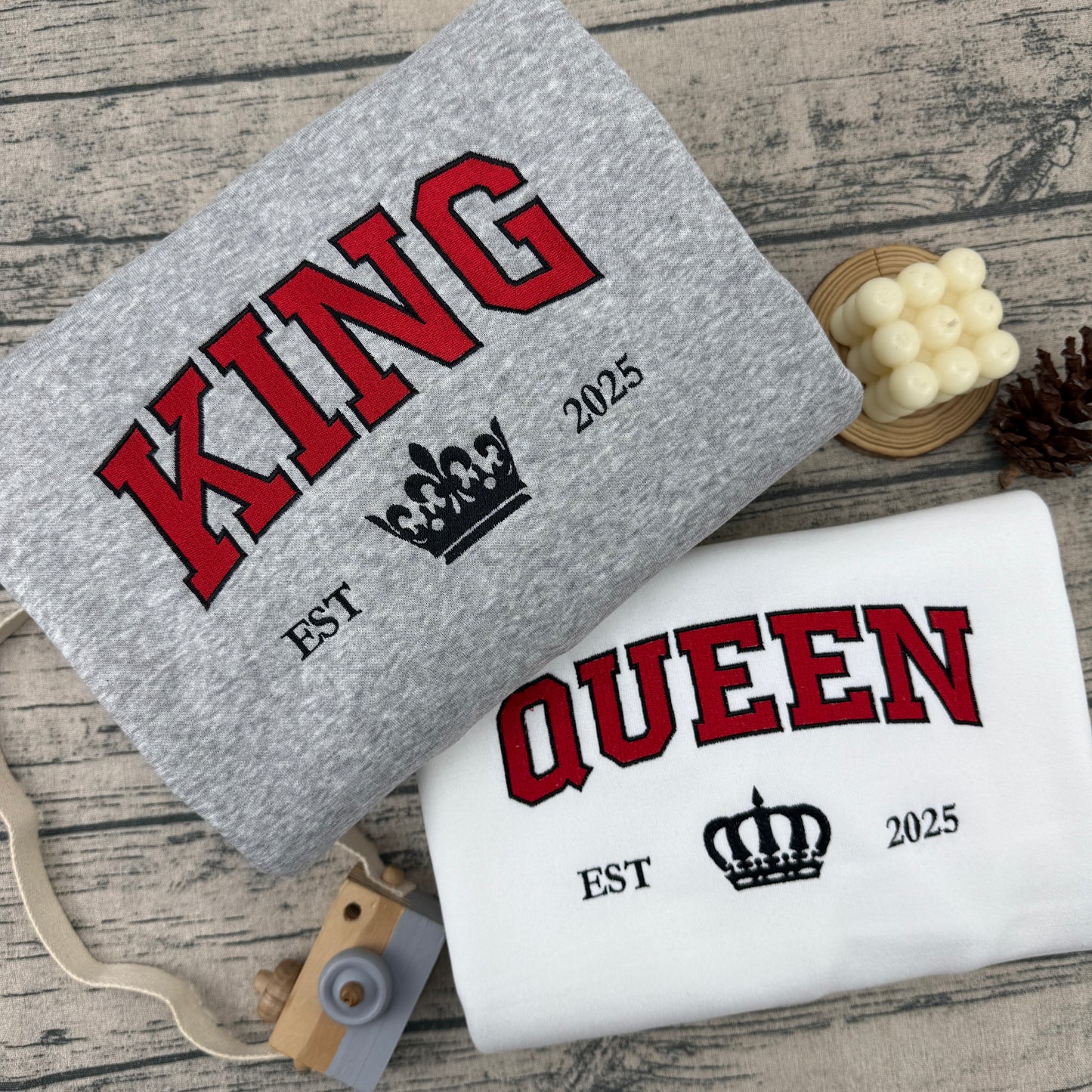 King & Queen Sweatshirt & Hoodie