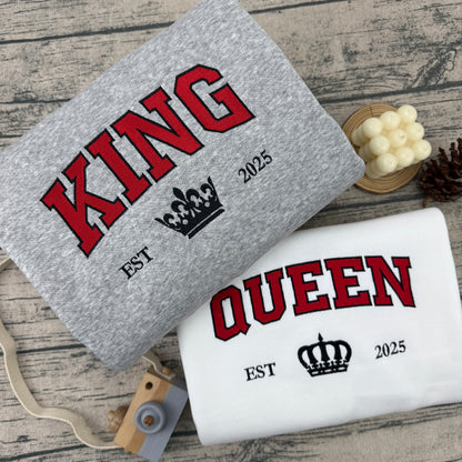 King & Queen Sweatshirt & Hoodie