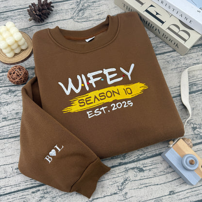 Wifey & Hubby Sweatshirt & Hoodie