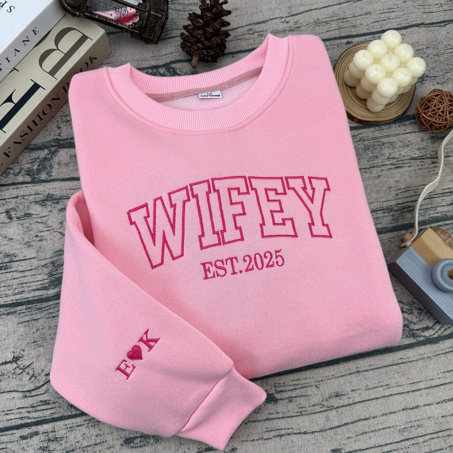 Wifey & Hubby Sweatshirt & Hoodie