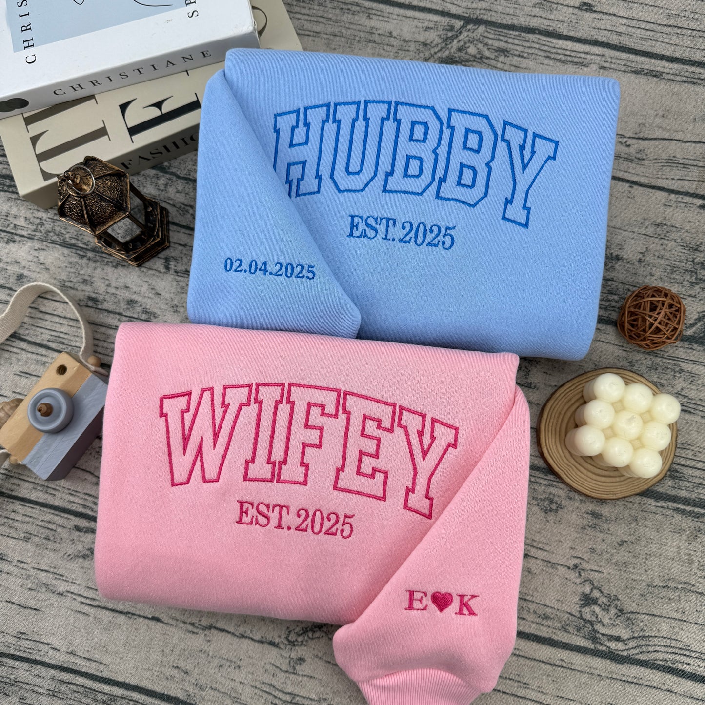 Wifey & Hubby Sweatshirt & Hoodie