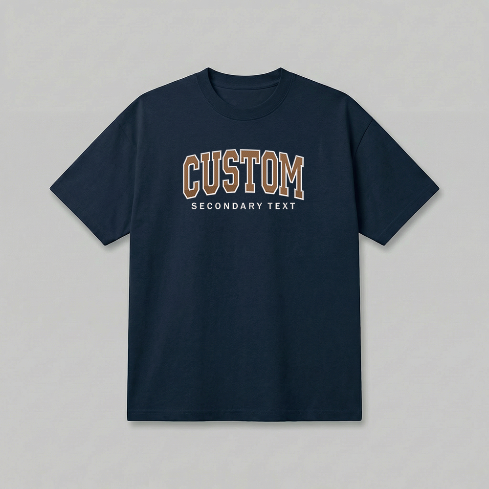 Custom States Embroidered T-Shirt