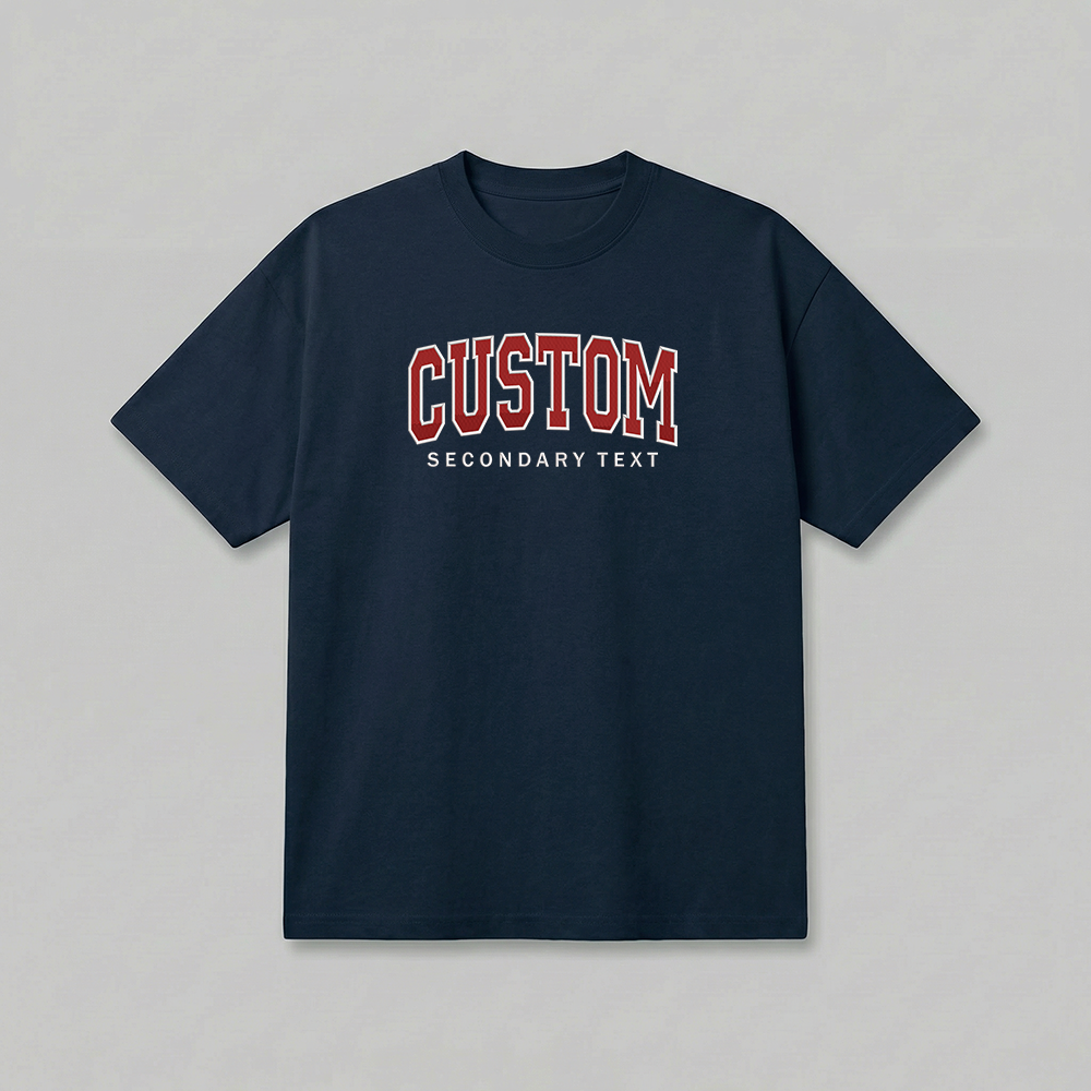 Custom States Embroidered T-Shirt