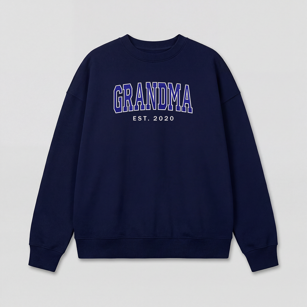 Custom Family Embroidered Sweatshirt