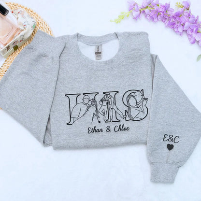 Custom Couple Sweatshirt & Hoodie