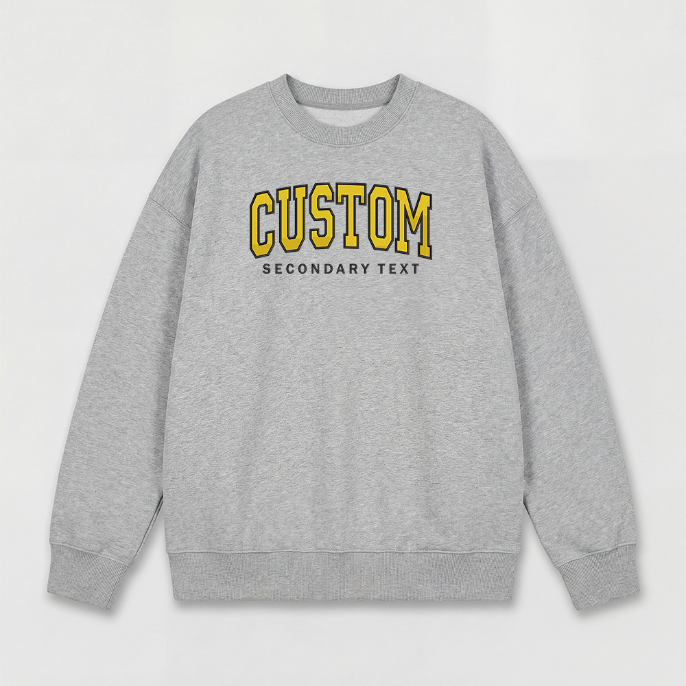 Classic Custom Embroidered Sweatshirt