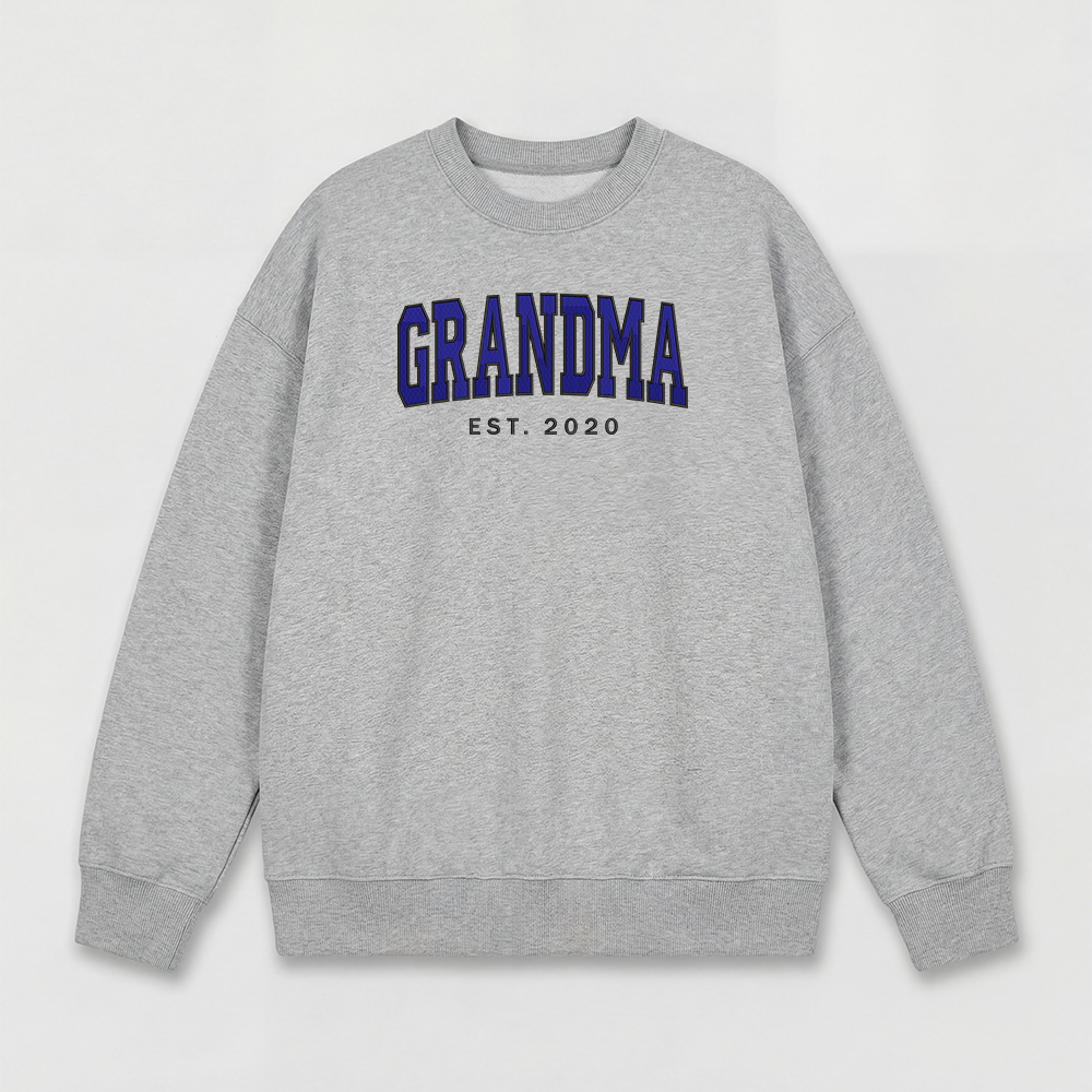 Custom Family Embroidered Sweatshirt