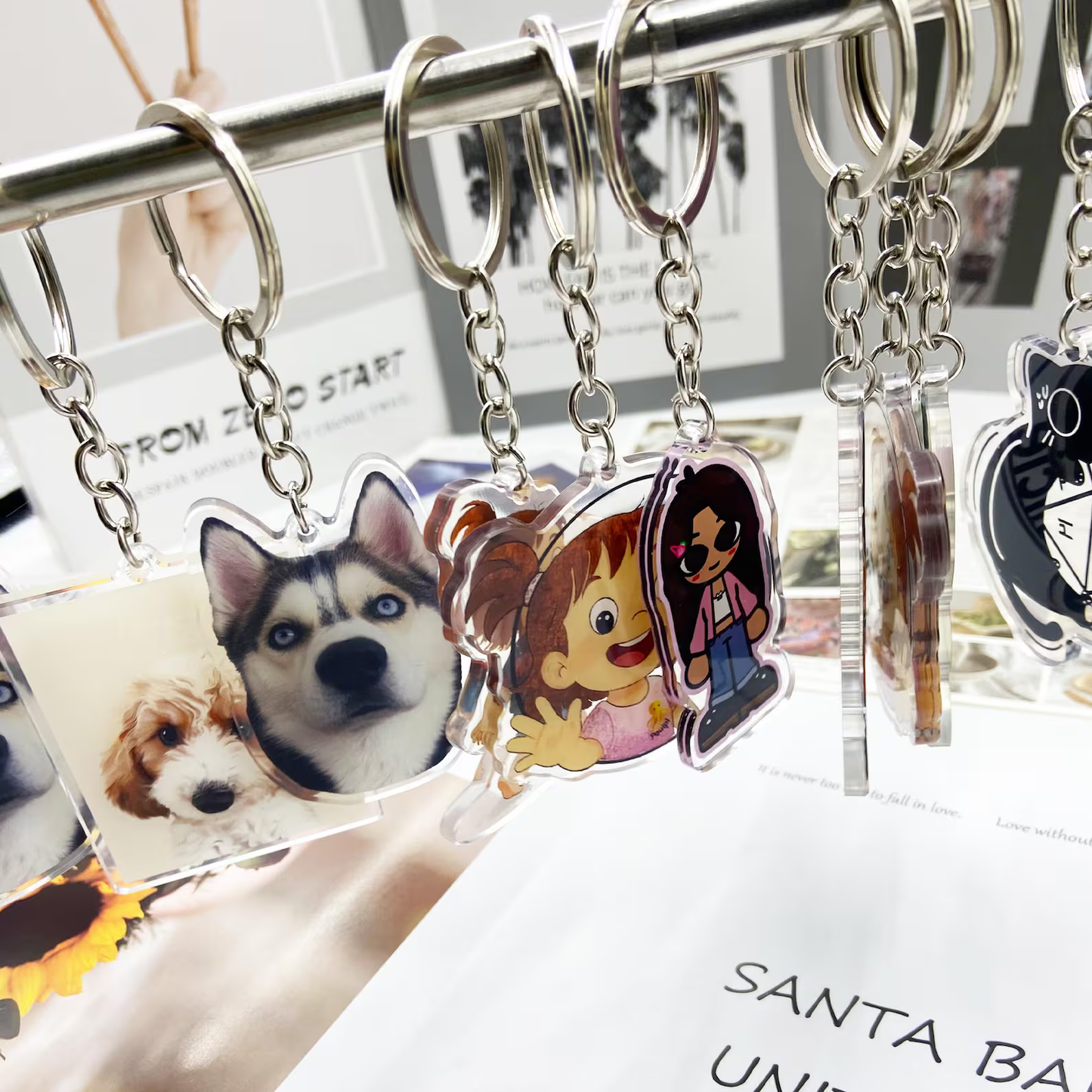 Custom  Photo Keychain