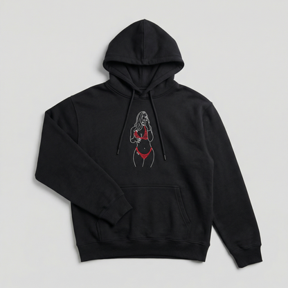 Spicy Custom Embroidered Photo Hoodie