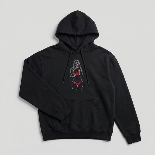 Spicy Custom Embroidered Photo Hoodie