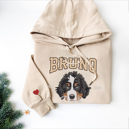 Custom Pet Embroidered Sweatshirt & Hoodie
