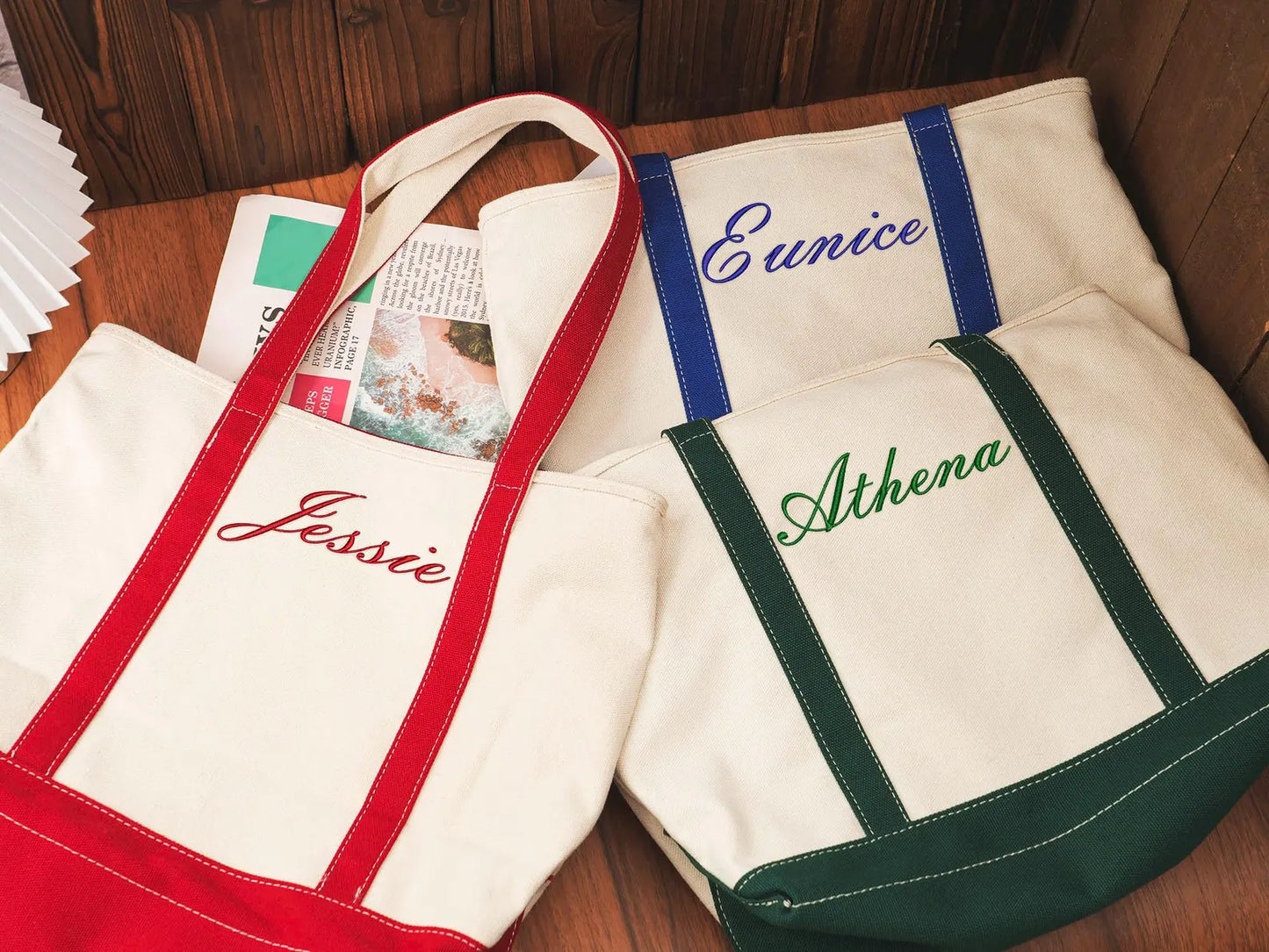 Custom Name Tote Bag