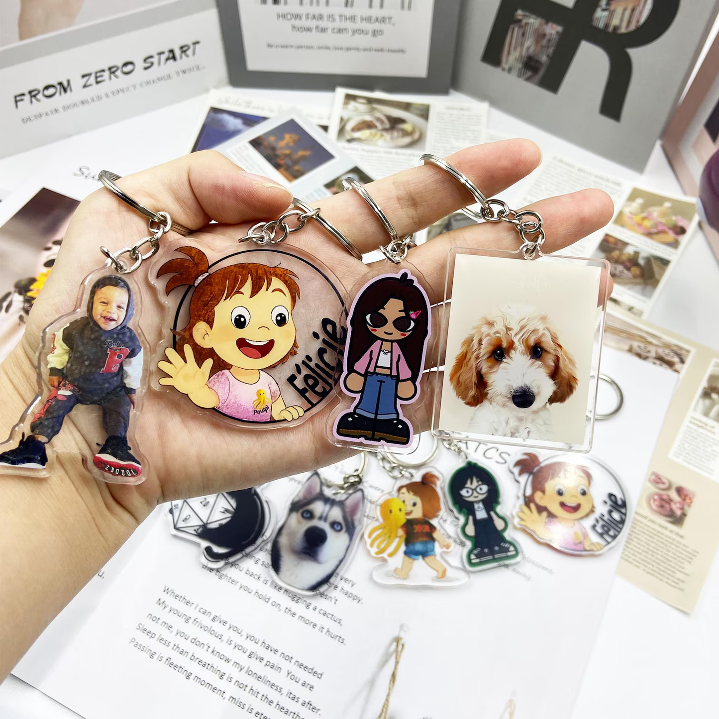 Custom  Photo Keychain