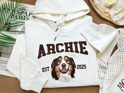 Custom Pet Embroidered Sweatshirt & Hoodie