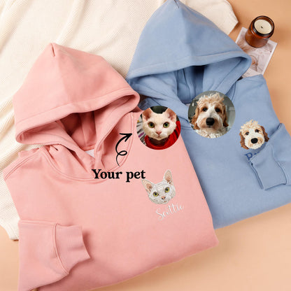 Custom Pet Embroidered T-Shirt