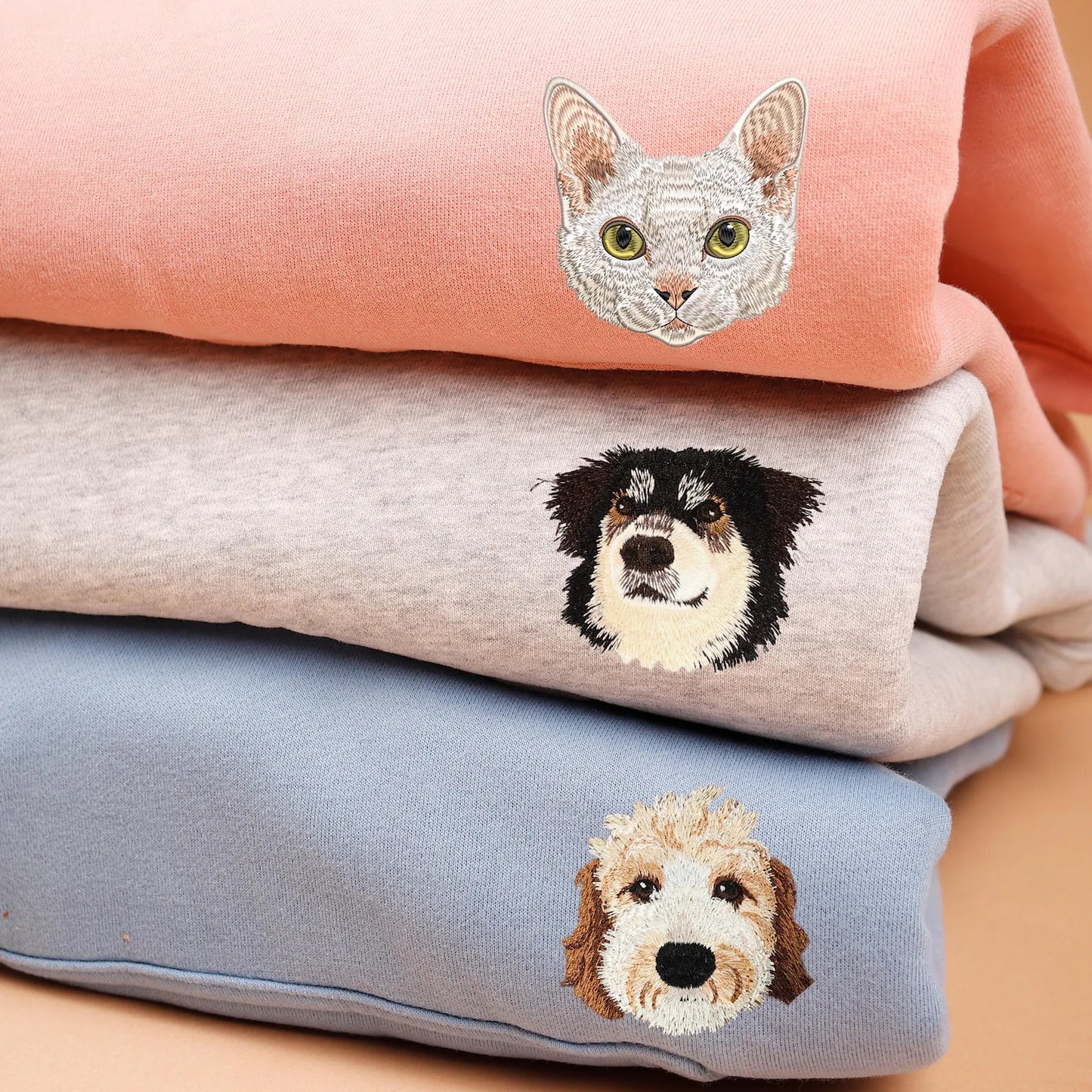 Custom Pet Embroidered T-Shirt